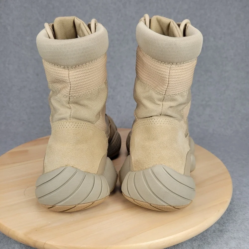 Adidas Yeezy 500 High Tactical Boot Mens 9 Sand Tan IF7549 Suede Mesh Utility